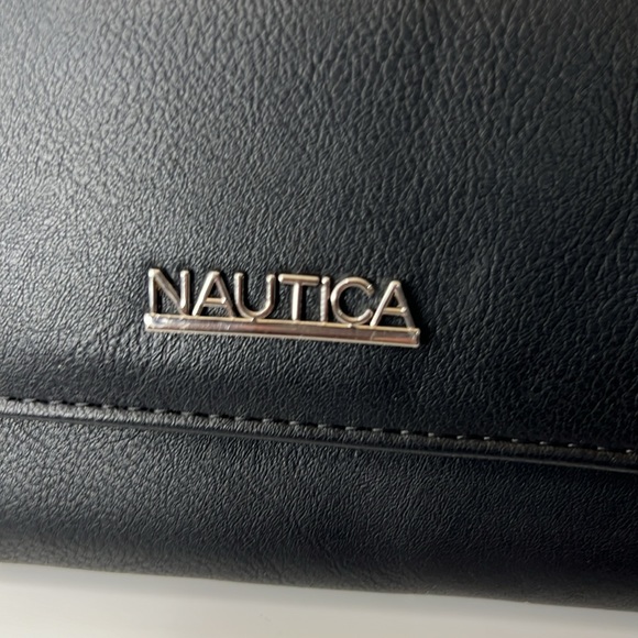 Nautica faux leather black wristlet for women. New with tags - Picture 2 of 10